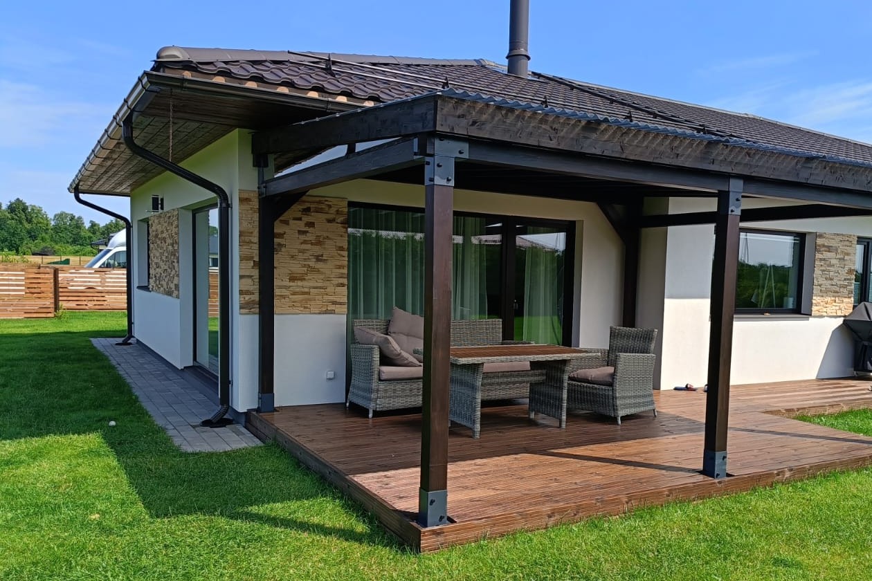 Flex project designed around an existing Nordic home.